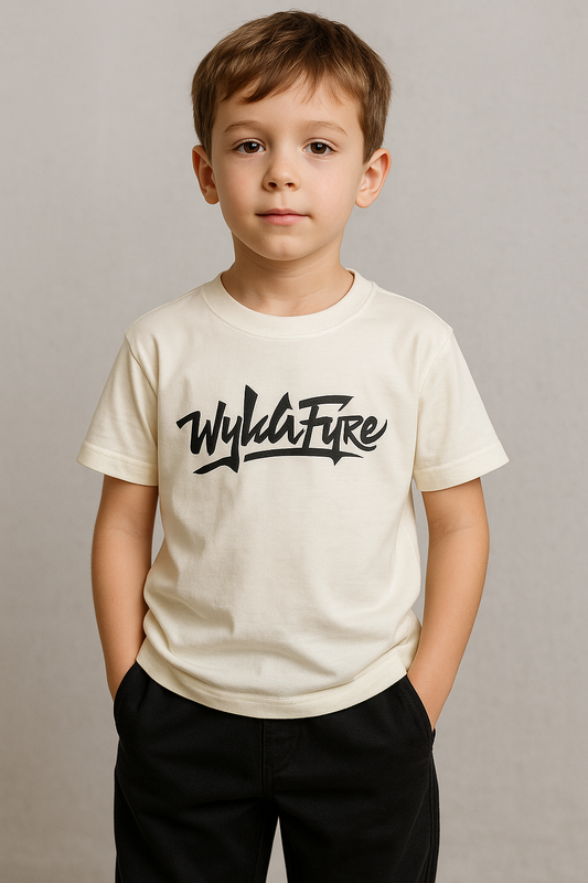 Boys’ T-Shirt Print – Off White