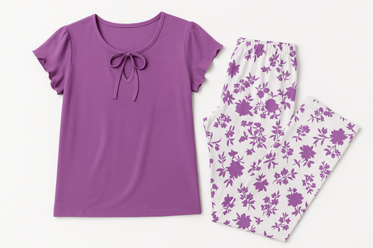 Women's pajamas - Mauve