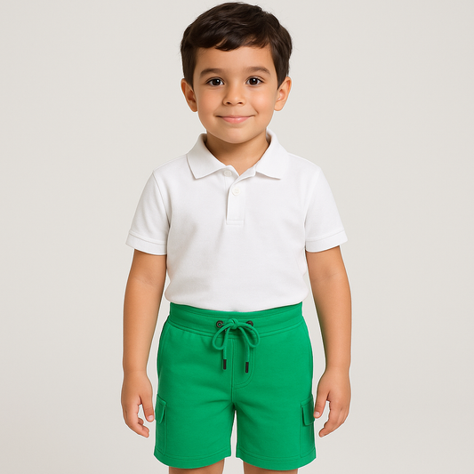 Boy`s Shorts Summer Milton Baggy – Green