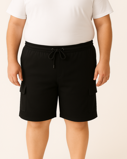 Men`s Shorts Summer Milton Baggy Special sizes – Black