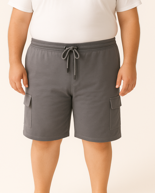Men`s Shorts Summer Milton Baggy Special sizes – Dark Grey
