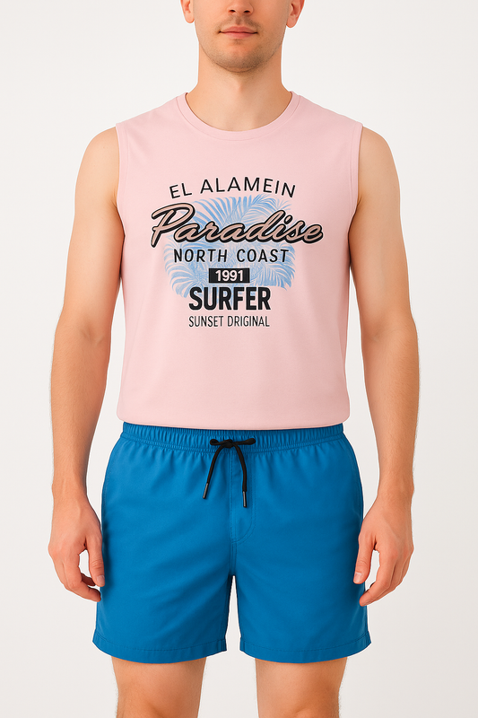 Men's Short Swim Basic Shorts - Turquoise
