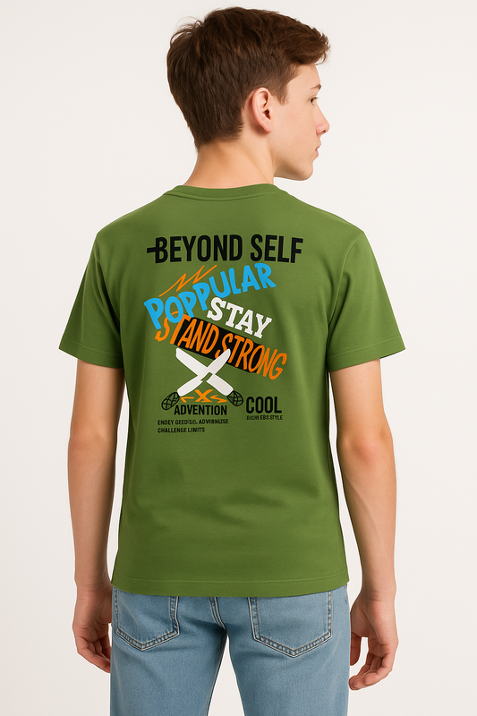 Boys'  T-Shirt Print - Green