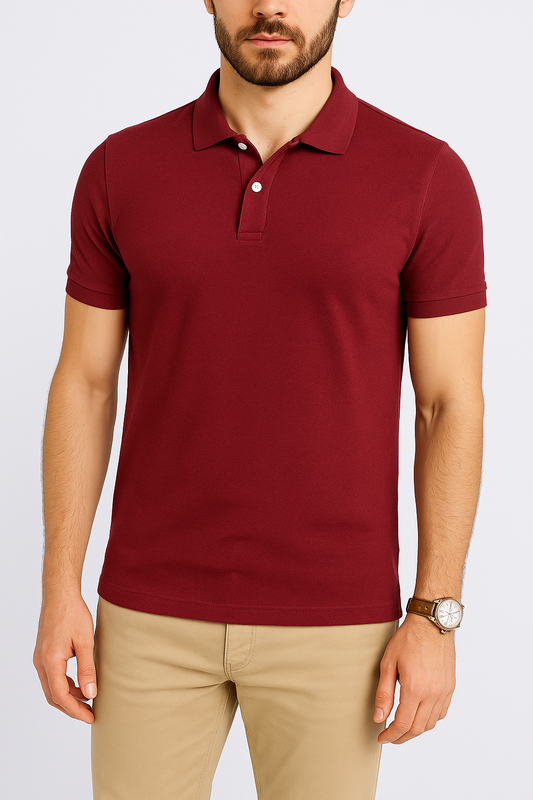 Men's Polo T-shirt - Maroon