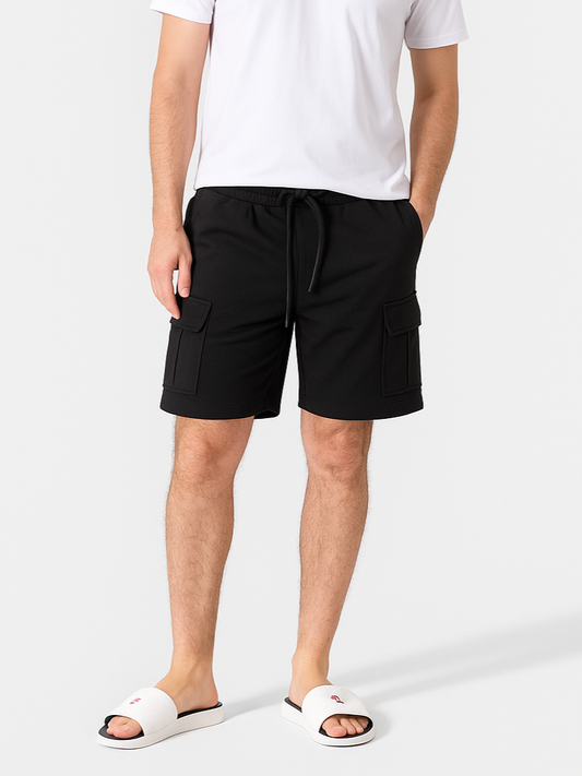 Men’s Shorts Summer Milton Baggy Fashion - Black