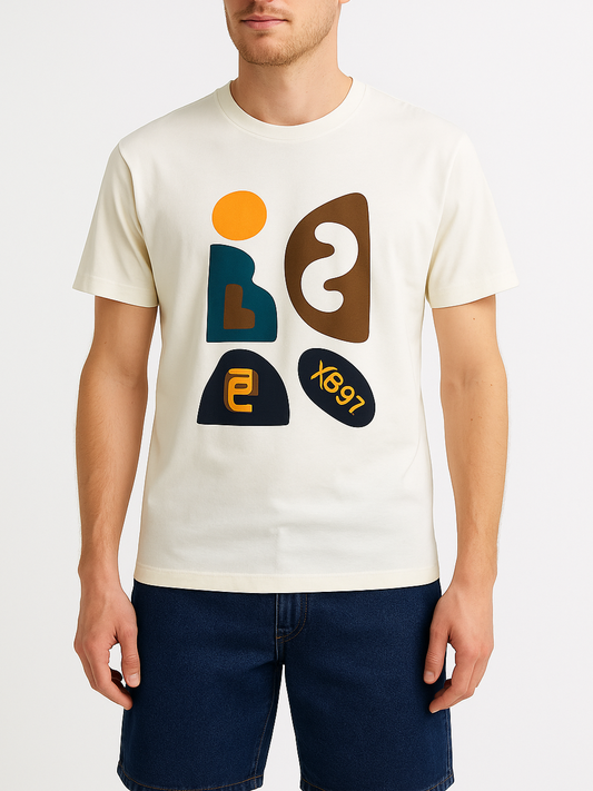 Men's T-Shirt Printed - White
