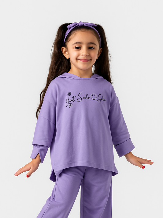 Girl's  T-Shirt Print - Mauve