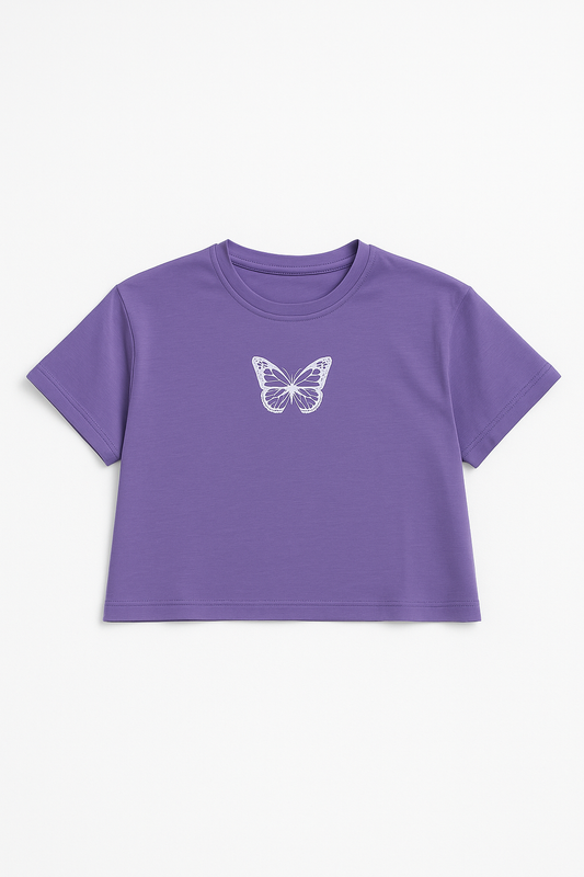 Girl's  T-Shirt Print Over size - Mauve