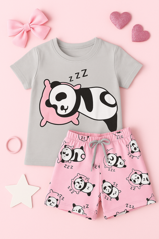 Girl`s pajamas - Light Grey