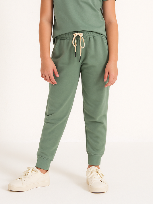 Girl's sweatpants Summer Milton - Olive
