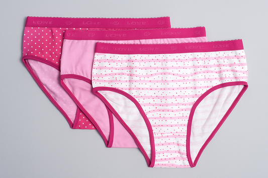 Women`s Underwear Brife - 3 pieces