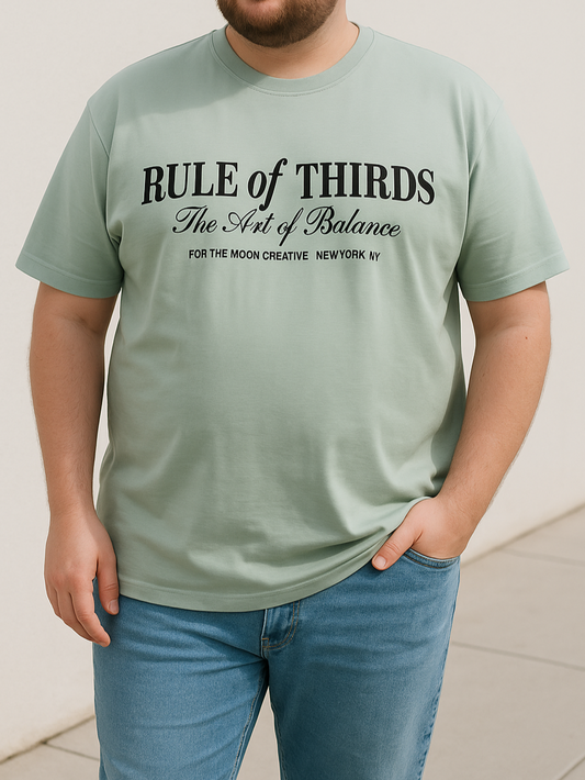 Men's T-Shirt Printed-Special sizes-Mint