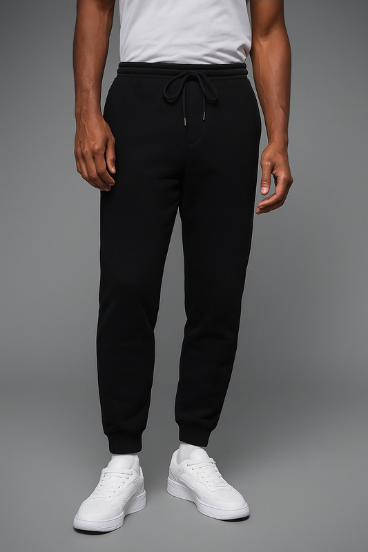 Men's sweatpants Milton Heavy lined - Black