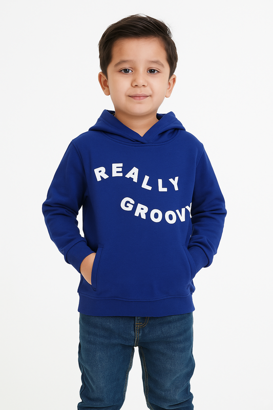 Boys' Printed Fall Hoodie