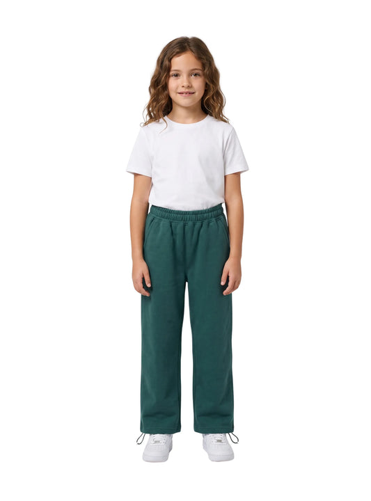 Girl's sweatpants Wide Leg Summer Milton -Olive