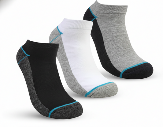 Men’s Half Terry Socket Socks 3 pcs