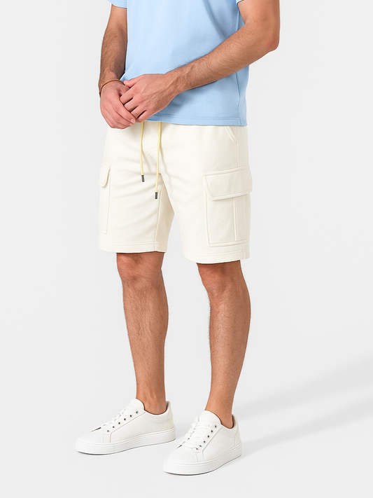 Men’s Shorts Summer Milton Baggy Fashion -Off White
