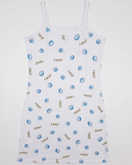 Woman's printed nightshirt-White