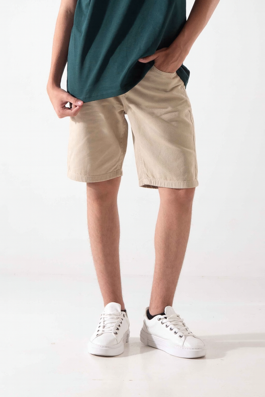 Men's Gabardine Short - Beige