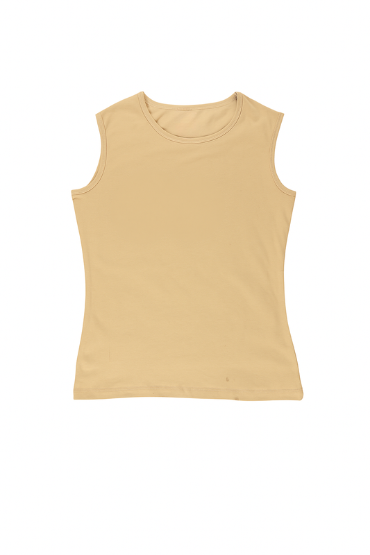 Women's Basic Wide shoulder strap - Beige