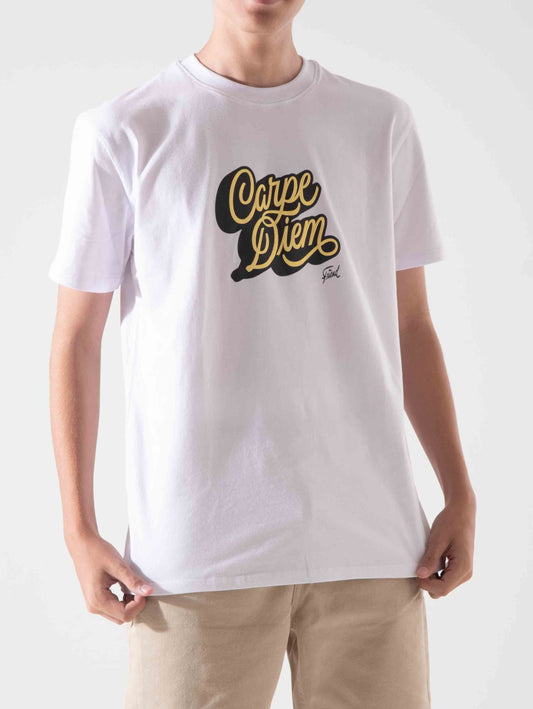 Men's T-Shirt Printed - White