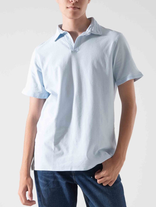 Men's Polo T-shirt - Fashion-Light blue