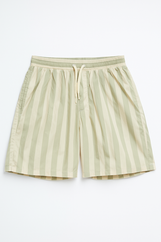 Men's striped beach shorts