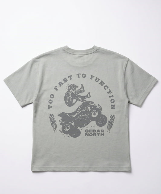 Boy`s Printed T-Shirt – Over Size-Short Sleeve- Mint