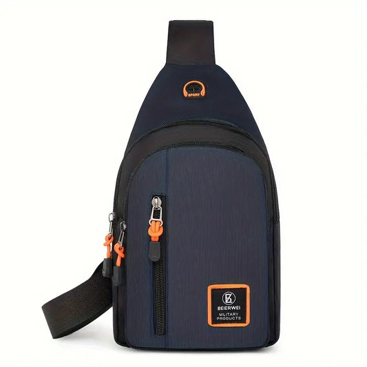 Men's waterproof crossbody bags- Blue