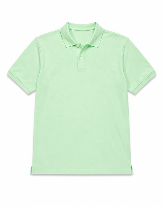 Men’s Light Mint Piqué Polo Shirt – Regular Fit