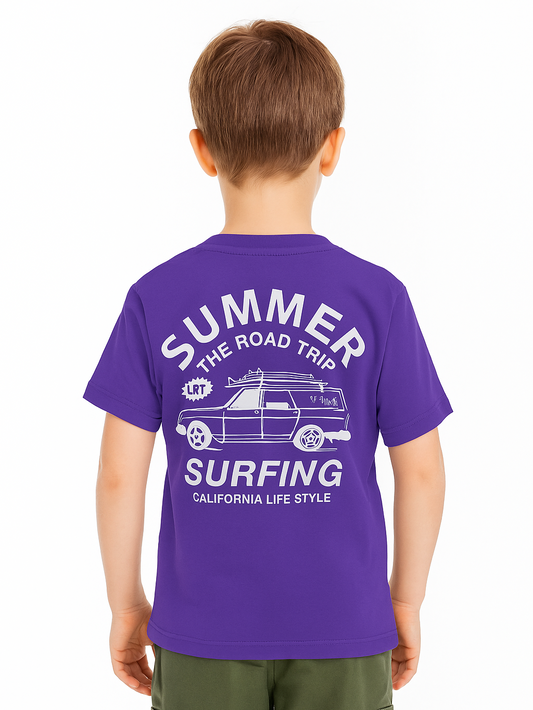 Boys’ T-Shirt Print – Purple