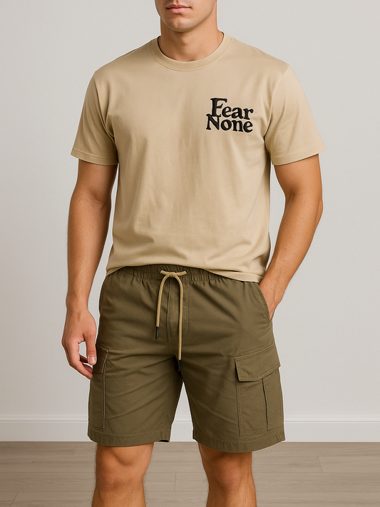 Men's Gabardine Short Baggy - Olive