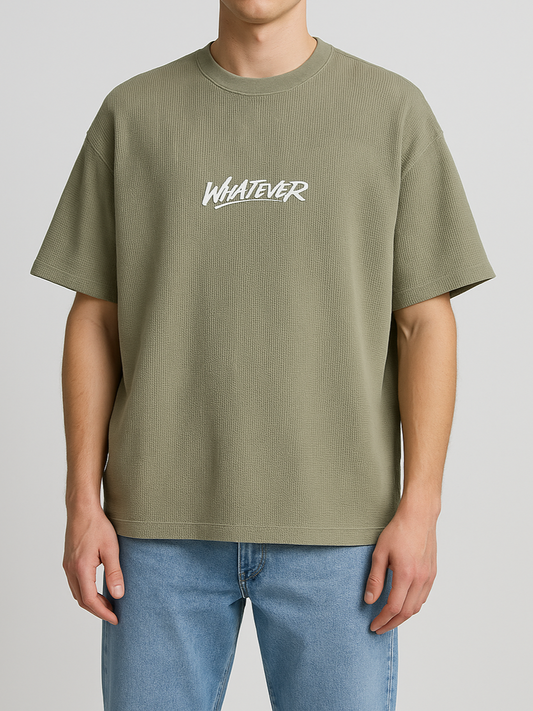 Men's T-Shirt Printed Over Size -Mint