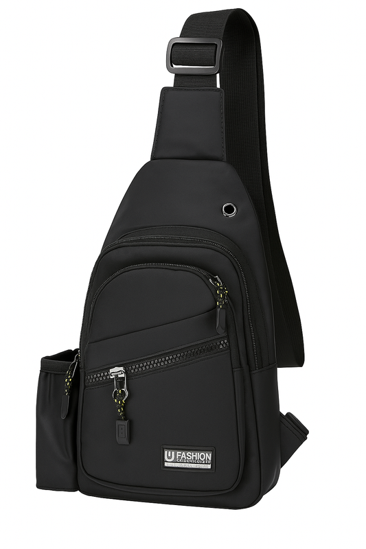 Men's waterproof crossbody bags- Black
