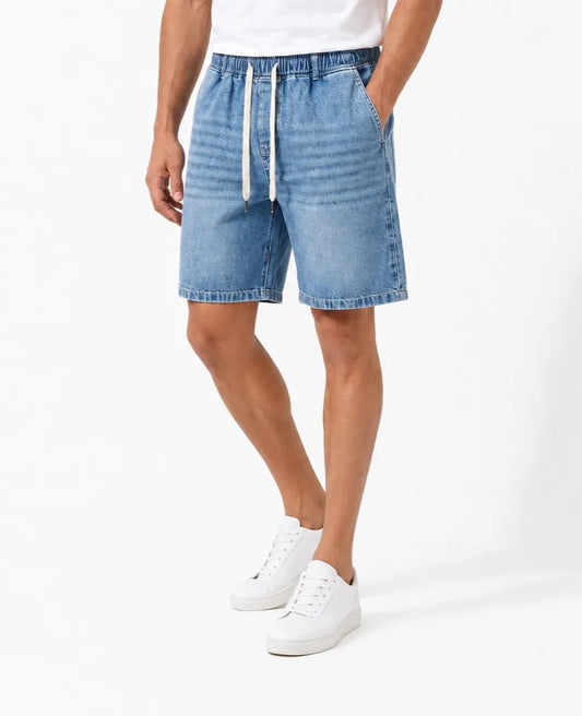 Men’s Oversized Denim Shorts – Blue