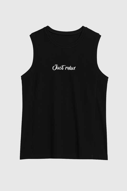 Men's sleeveless Cotton t-shirt -Fashion