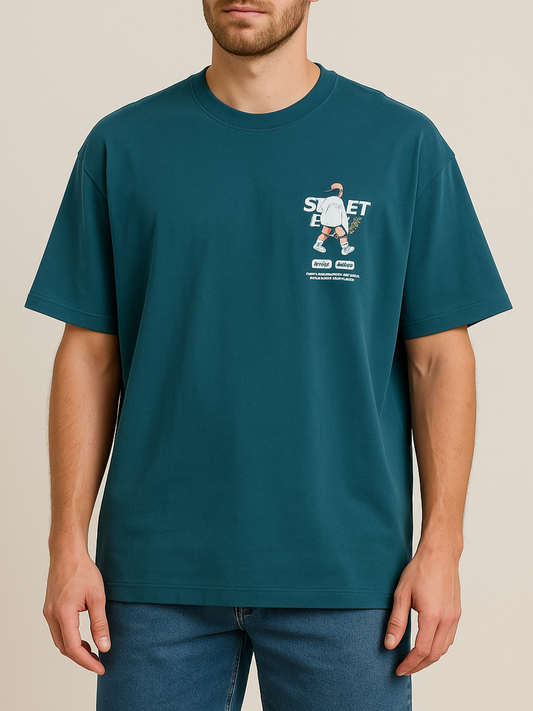 Men's T-Shirt Printed Over Size