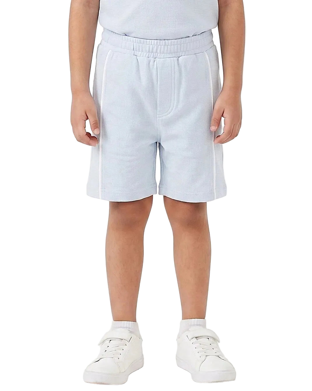 Boys light blue patterned shorts with regular fit from TREE