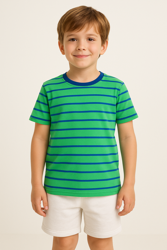 Boys'  T-Shirt Print - Green