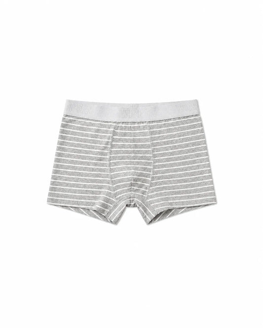 Men's Grey Striped Boxer