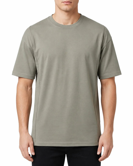Men's solid mint casual short sleeve t-shirt in a relaxed fit by TREE