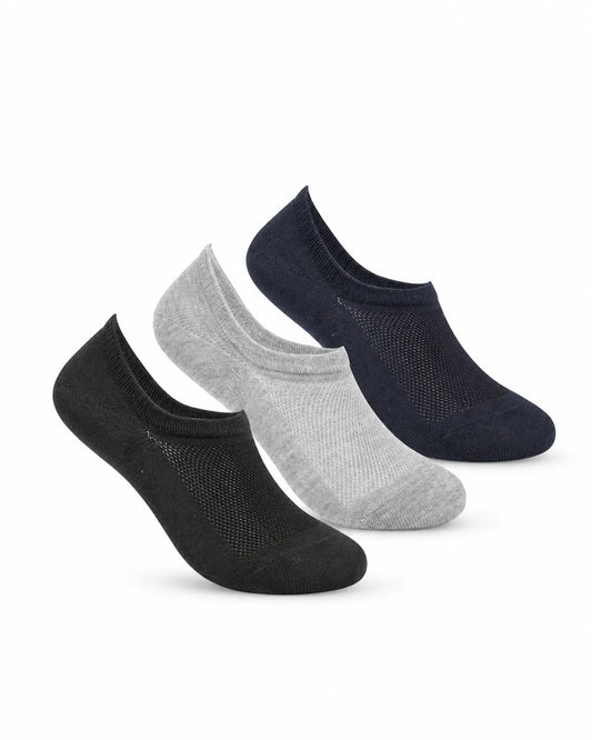 Men’s Plain No-Show Socket Socks Size 40–45 ( 3 pcs )