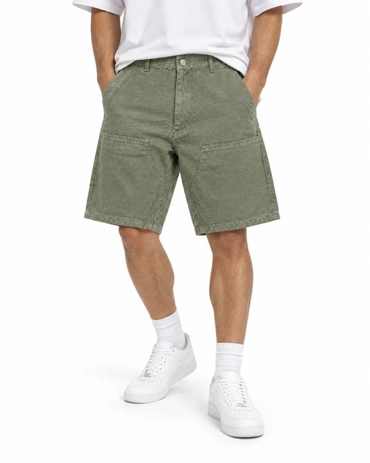 Men's oversized gabardine shorts