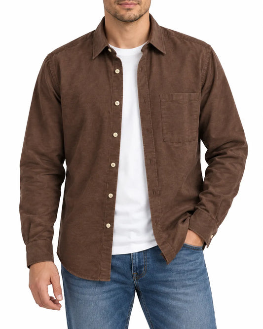 Men's Winter 100% Cotton Overshirt