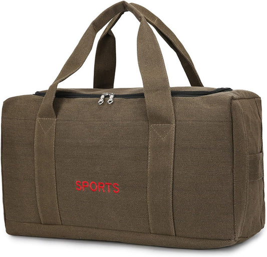 Fabric Handbag- Brwon