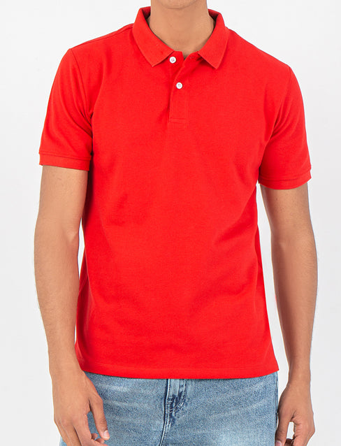 Men's Polo T-shirt - Red