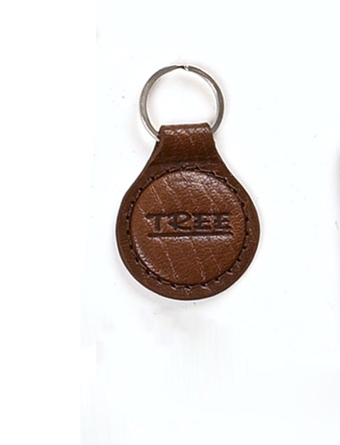 Leather medallion Brown