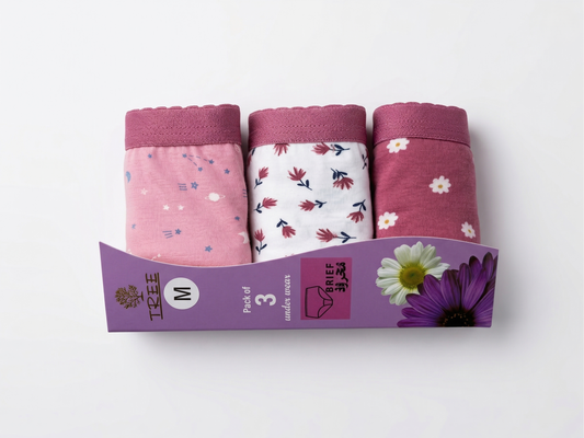 Woman`s Underwear Brife - 3 pieces