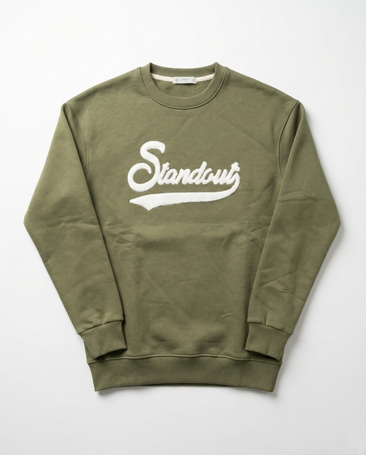 Men's  Crew Neck Sweatshirt - Cotton Blend-Print