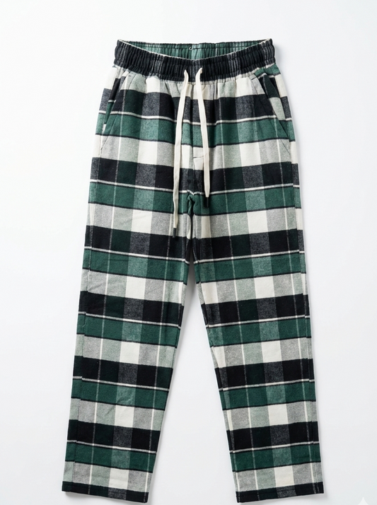 Men's checkered trousers